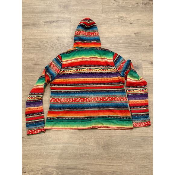 Lauren Ralph Lauren Women Zip Up Hoodie Jacket Size XL Aztec Southwestern Tribal - Picture 7 of 8